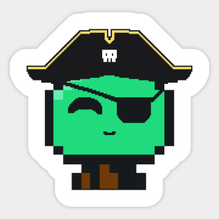 Pirate Squish bud Sticker